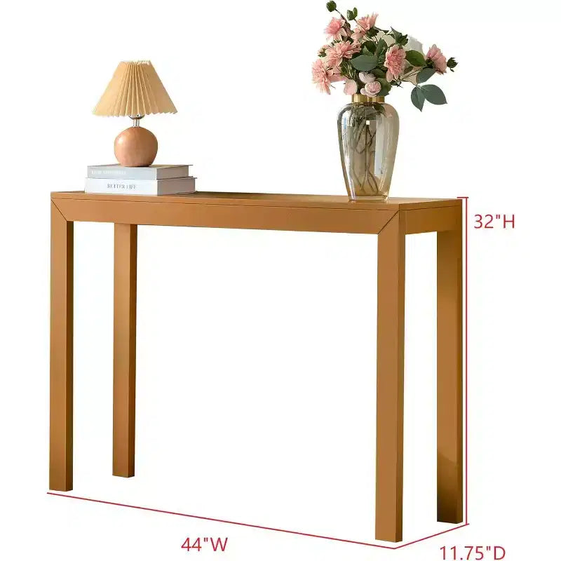 Moderner Konsolentisch für den Eingangsbereich, Sofatisch hinter der Couch