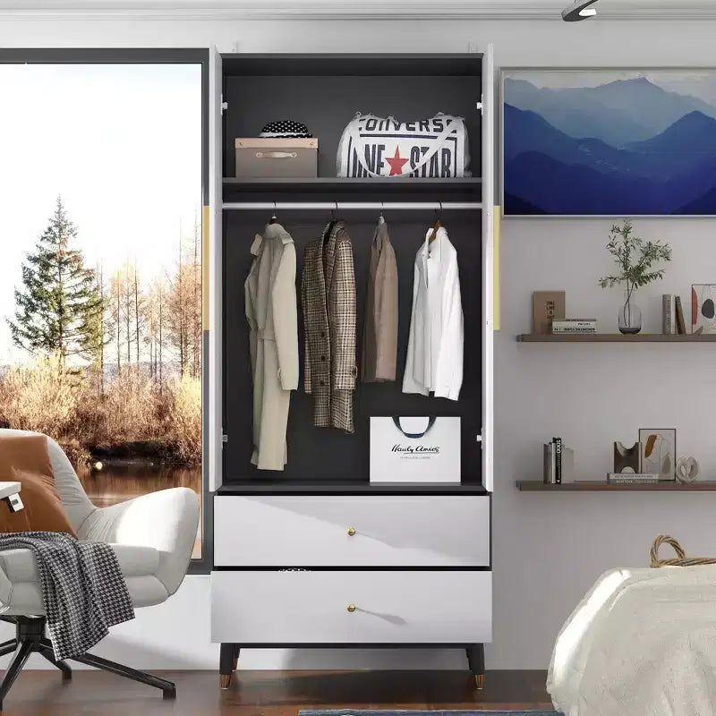 Armoire contemporaine élégante, stylée et fonctionnelle