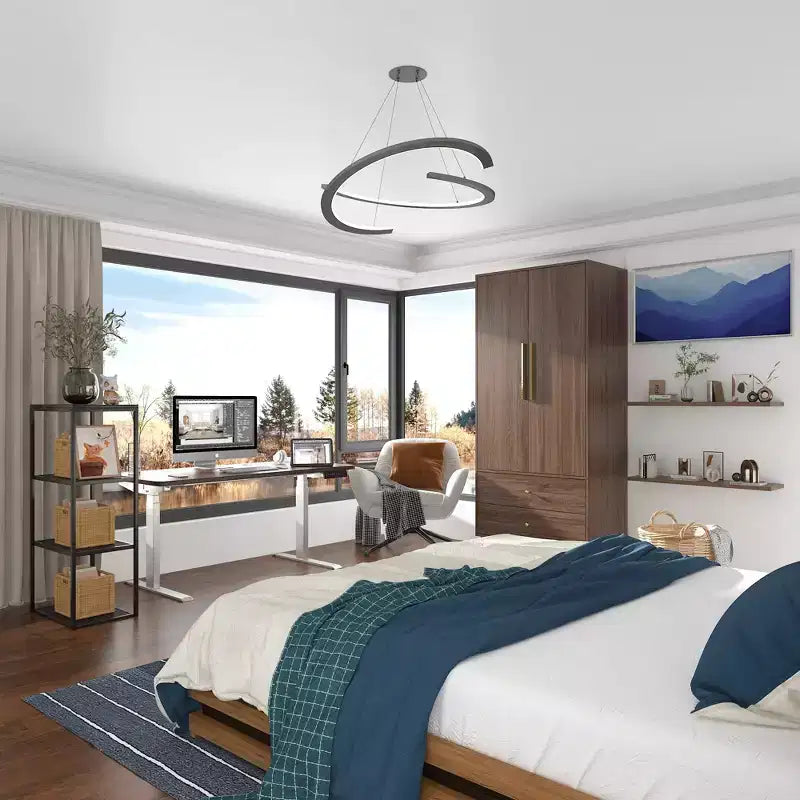 Contemporary Elegant Wardrobe Stylish Functional Armoire