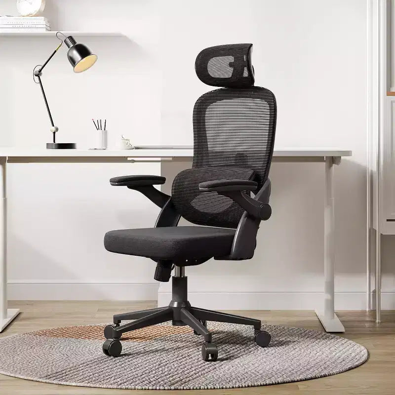 Ergonomic Office Chair Adjustable Lumbar Support 110-130 Tilt 3D Armrests Rolling