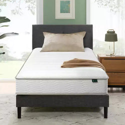 Zinus 6 Inch Foam and Spring Hybrid Mattress [New Version], Twin, Medium Firmness, Durable Support, Certified Safe Foams &amp; Fabric, Mattress in A Box