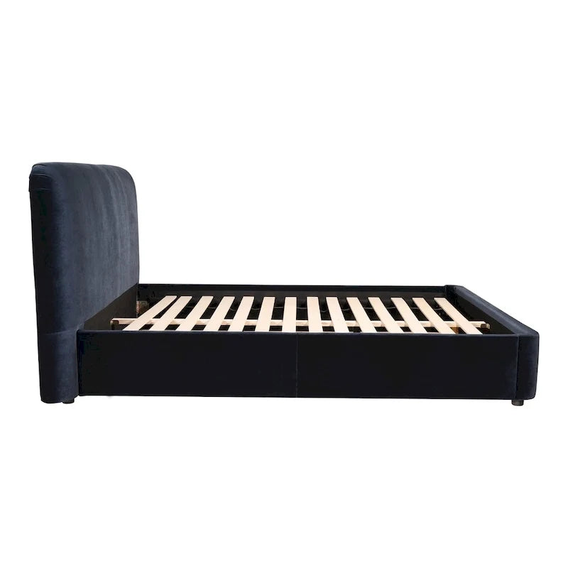 Modernes gepolstertes Plattformbett