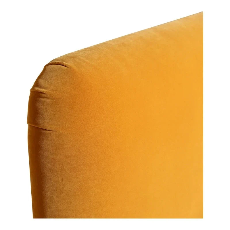 Modernes gepolstertes Plattformbett
