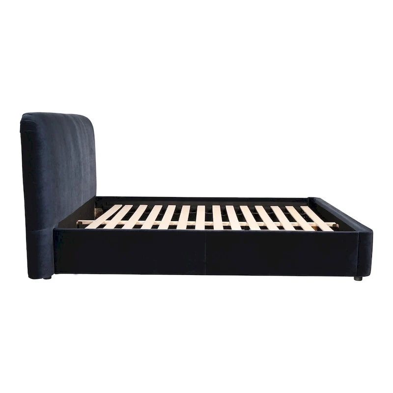 Modernes gepolstertes Plattformbett