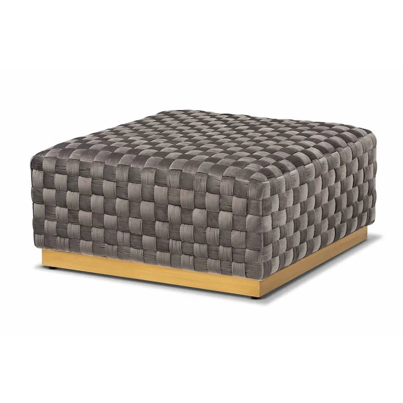 Modern Style Square Cocktail Ottoman