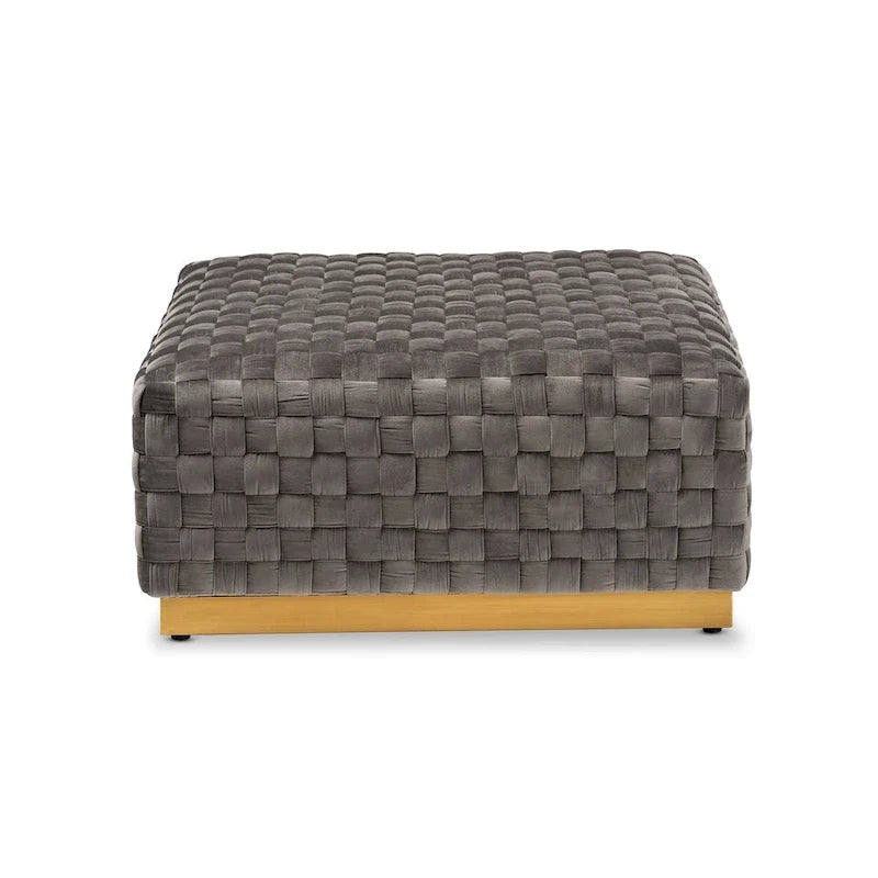Modern Style Square Cocktail Ottoman