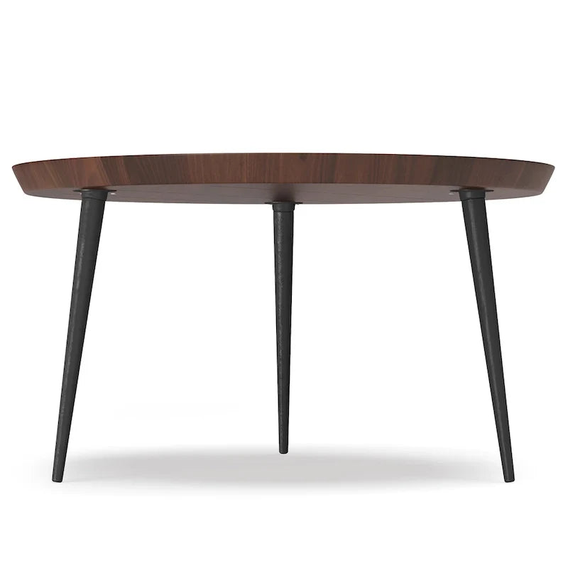 Moderner Couchtisch im Industrial-Stil in Cognac - 30 d x 30 w x 16 h