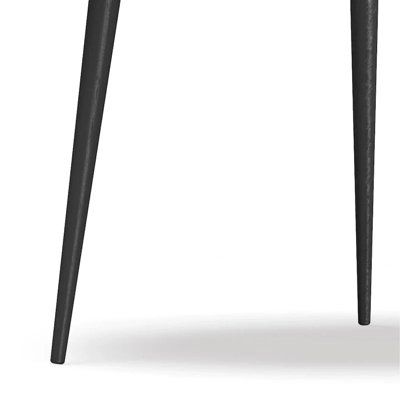 Table basse industrielle moderne couleur cognac - 30 d x 30 w x 16 h