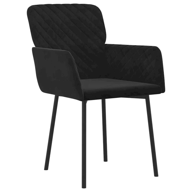 2 sillas de comedor tapizadas decorativas para sala de estar, terciopelo - 20.3 x 24 x 30.9