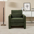Fauteuil d’appoint moderne en chenille pour le salon