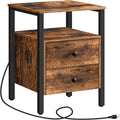 Table d’appoint avec station de recharge - 15.7D x 15.7W x 24H