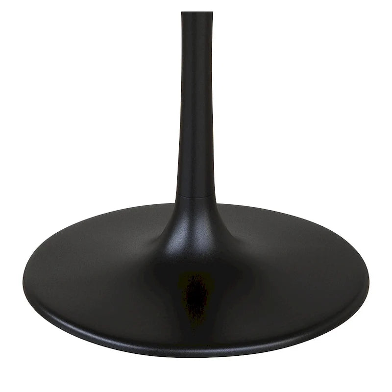 Table de salle à manger de style vieilli, grise et noire