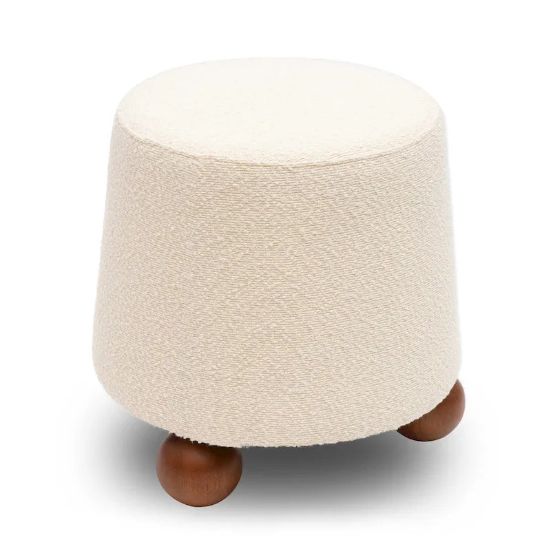 Classic Scandinavian Stylev Upholstered Stool
