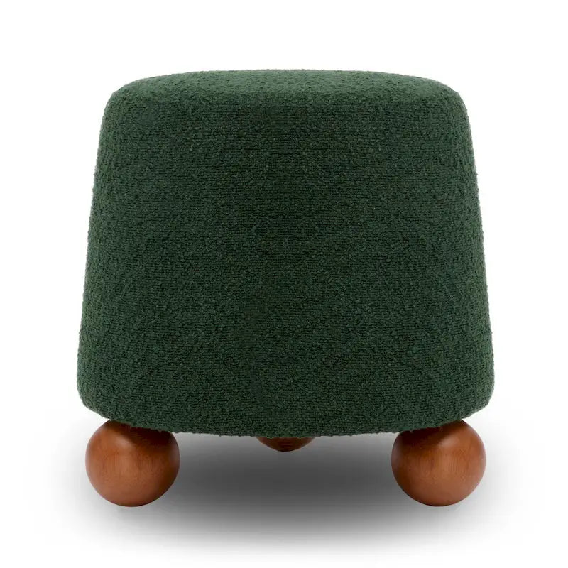 Classic Scandinavian Stylev Upholstered Stool