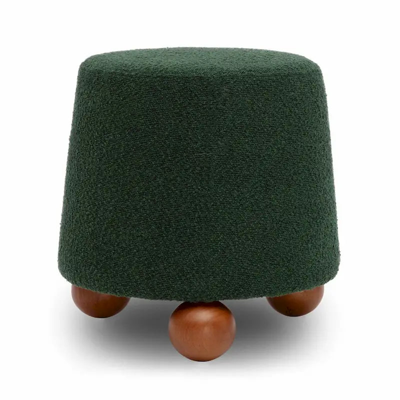 Classic Scandinavian Stylev Upholstered Stool