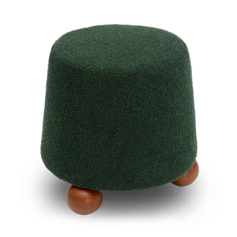 Classic Scandinavian Stylev Upholstered Stool
