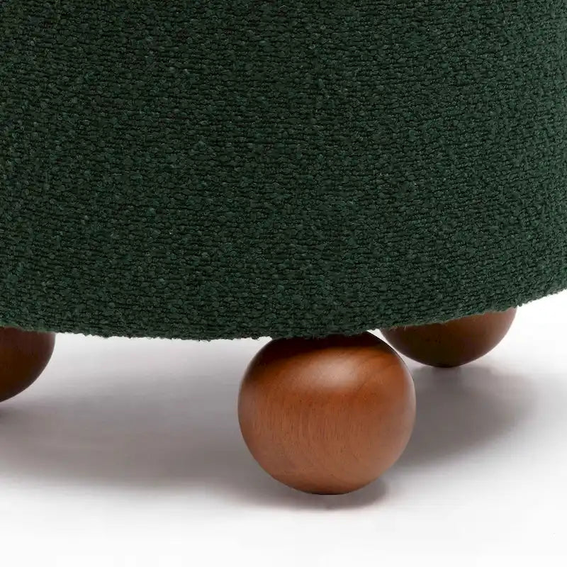Classic Scandinavian Stylev Upholstered Stool