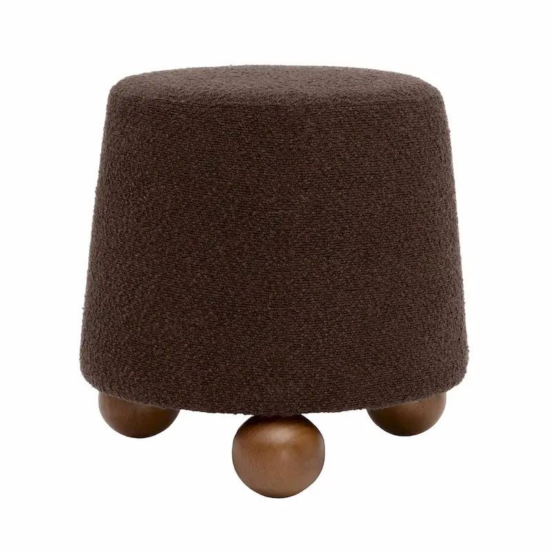 Classic Scandinavian Stylev Upholstered Stool
